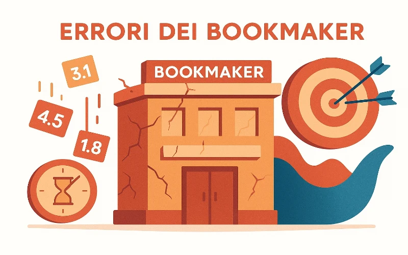 Perché i bookmaker sbagliano - fattori che causano errori nelle quote
