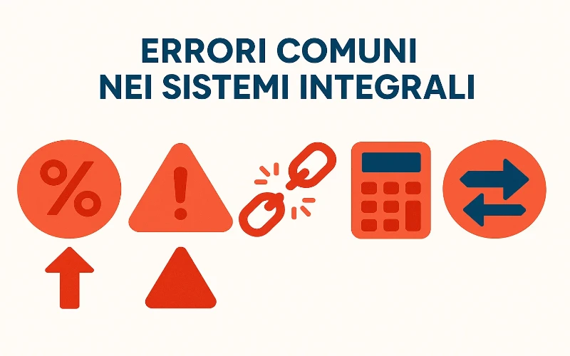 Errori comuni con i sistemi integrali - cosa evitare nelle scommesse combinate
