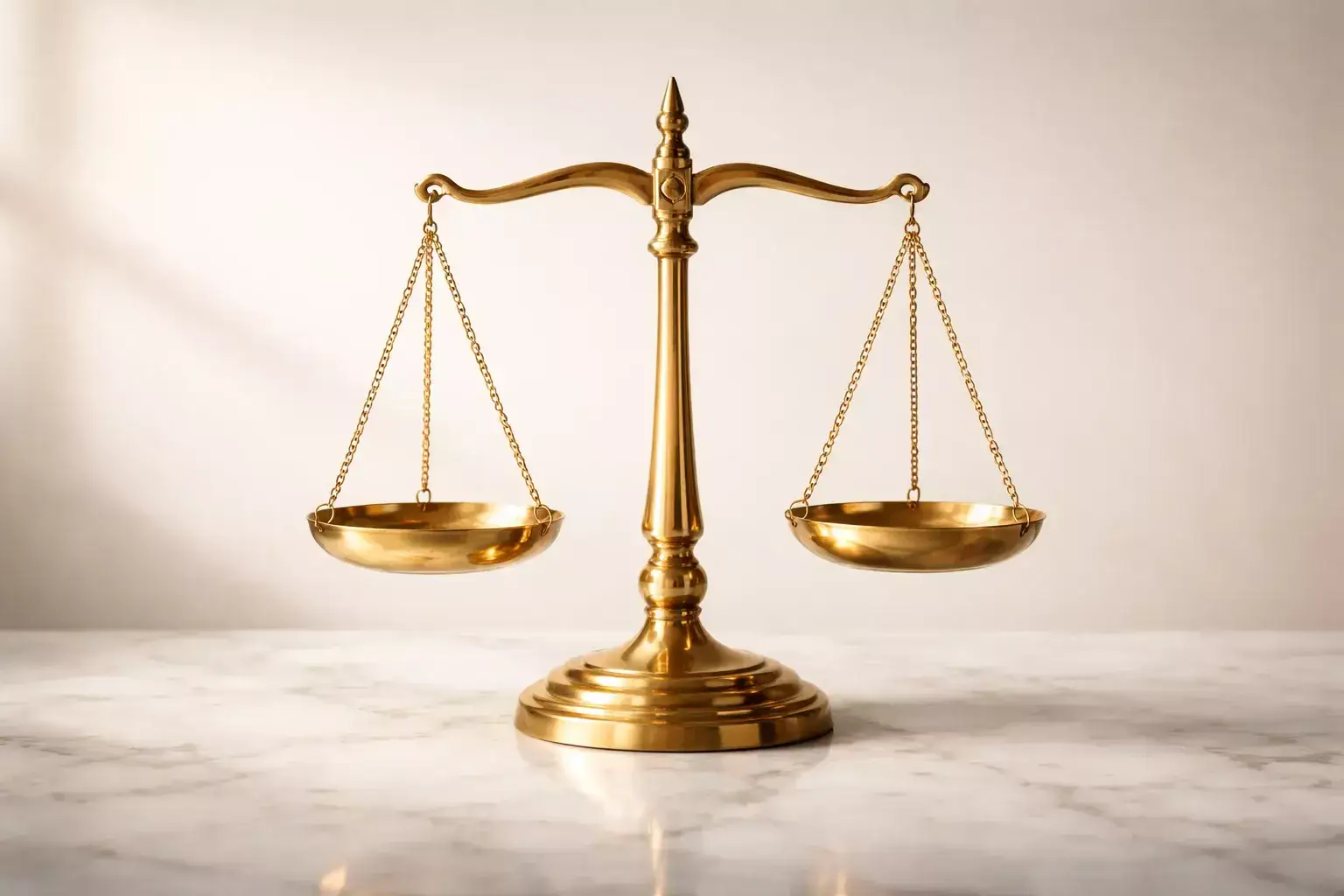 Bilancia in equilibrio che simboleggia il confronto e la valutazione